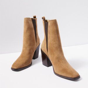 Marc Fisher Kristie Bootie in Carmel Suede